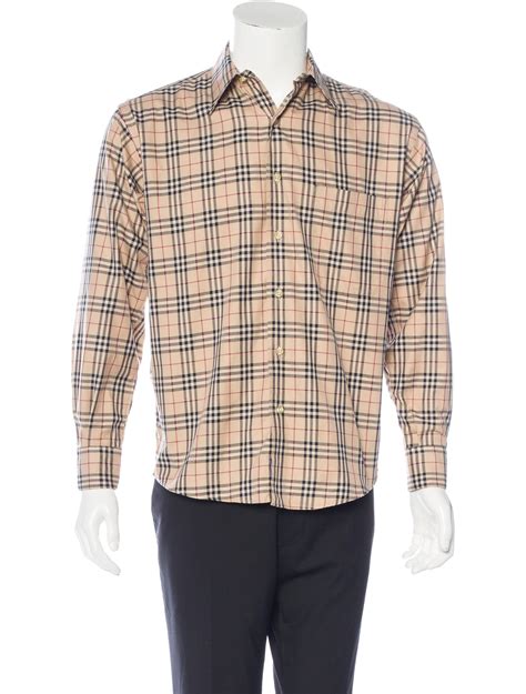 burberry check shirt sale|burberry nova check shirt.